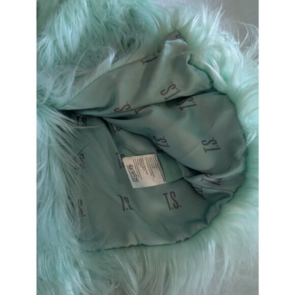 Taylor Swift Size M/L Faux Fur Coat The Life of a Showgirl Mint Jacket ASO TS - Picture 12 of 13